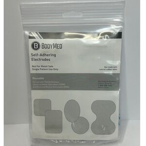 BodyMed Self-Adhering Electrodes NPP621 2x2 Square 4ct‎ TENS EMS Reusable Pads